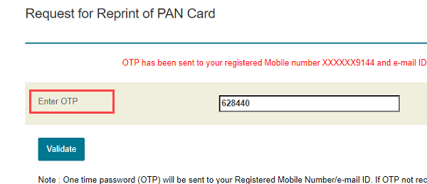 Download e-PAN card PDF Online