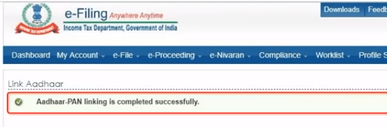 Link Aadhaar With Pan card
