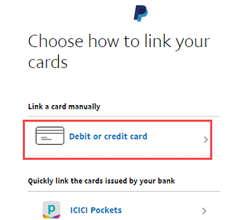 Link Debit Card With PayPal