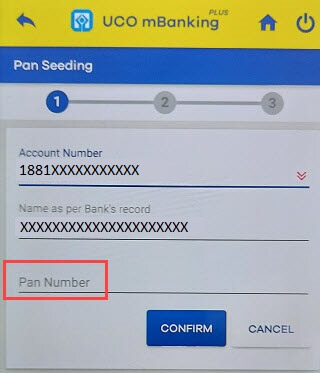 Pan card link UCO Bank