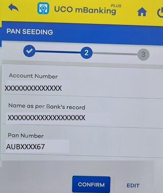Pan card link UCO Bank