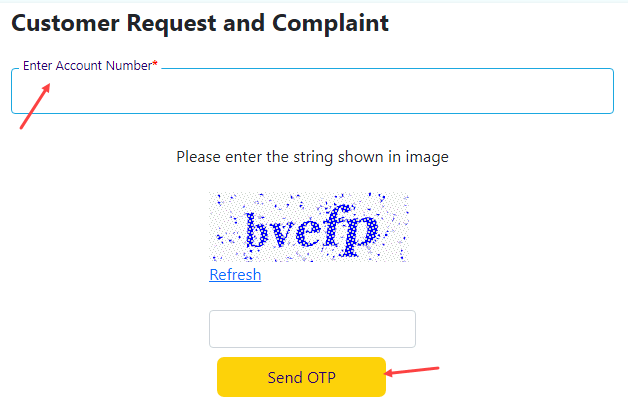 Submit Your account related Complaint to SBI Online