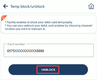Block/Unblock Bank of Baroda ATM/Debit Card