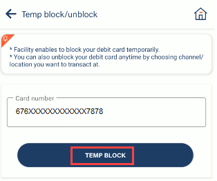 Block/Unblock Bank of Baroda ATM/Debit Card