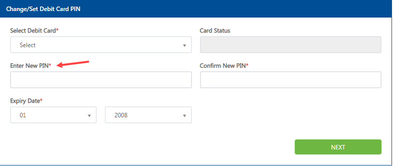Federal Bank ATM PIN Online