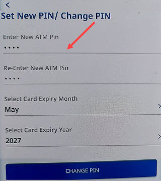 federal bank ATM PIN 