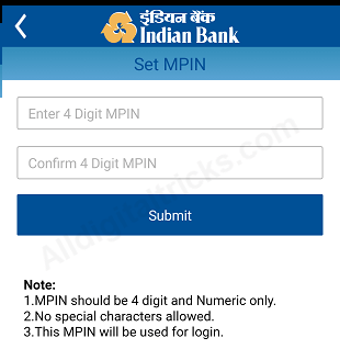 register Indian bank Mobile Banking?