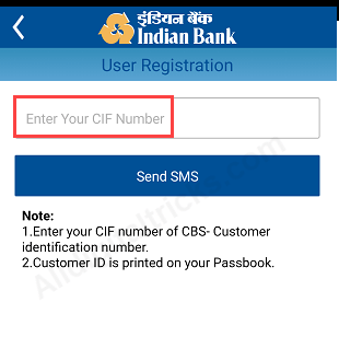 register Indian bank Mobile Banking?