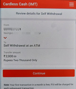  Kotak Cardless Cash Withdrawal Facility