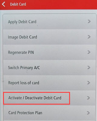 debit card kotak international activate usage deactivate turn off