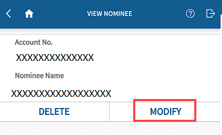 Add/Update Nominee in Yes Bank Online