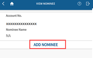 Add/Update Nominee in Yes Bank Online