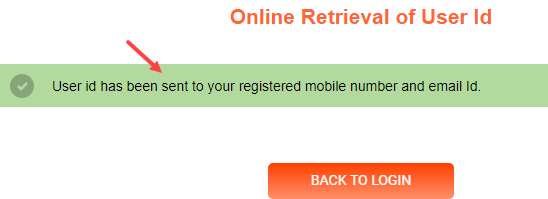Bank of Baroda user id