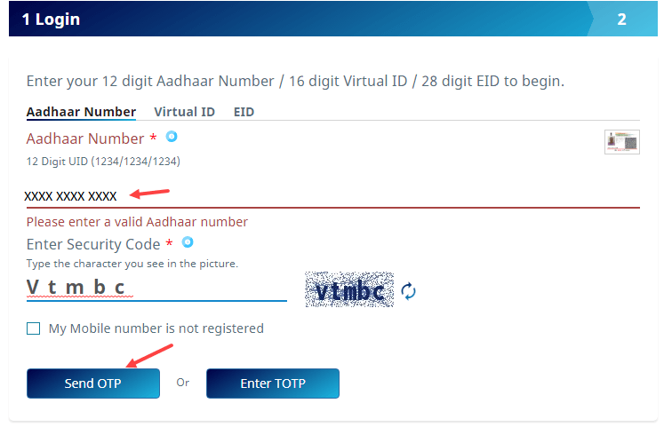 Aadhaar PVC Card