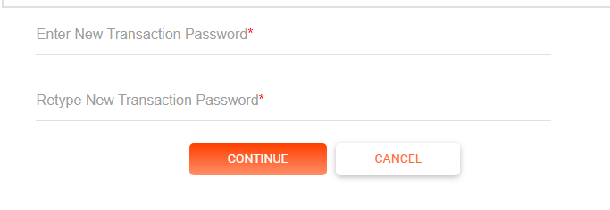 Reset bank of baroda password