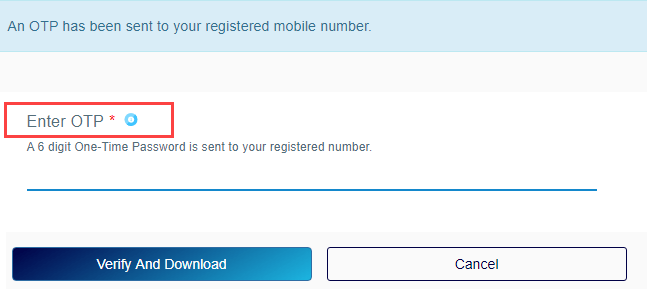 Download e-Aadhaar Card PDF Online