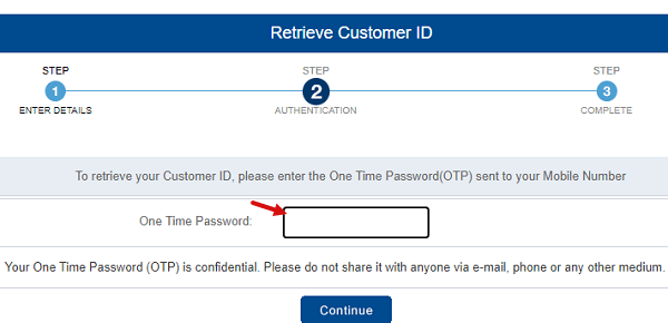 HDFC Bank Account Customer ID