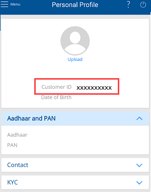 HDFC Bank Account Customer ID