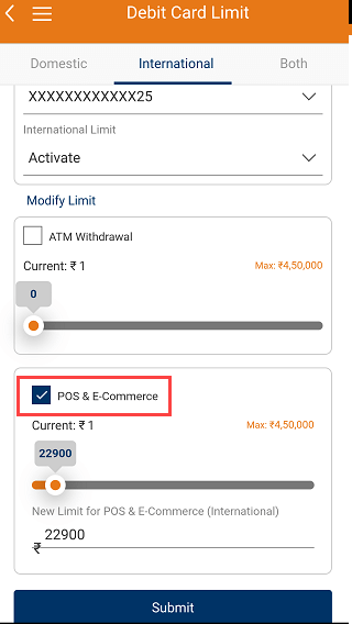 icici debit card online transactions