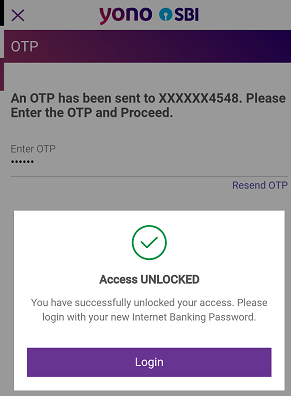  Lock/Unlock SBI YONO Application