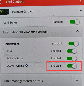 Kotak Debit card online transactions