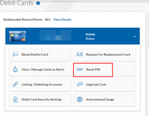 Yes Bank generate ATM PIn Online