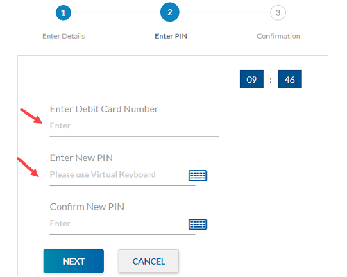 Yes Bank generate ATM PIn Online