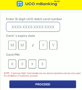 Activate UCO Mobile Banking on Mobile Phone
