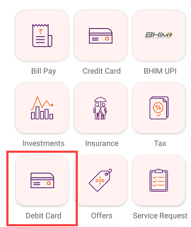 AU Small Finance Bank Debit Card services