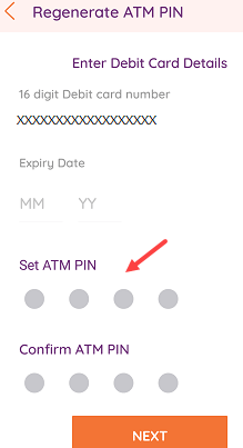 AU Small Finance Bank ATM PIN Online