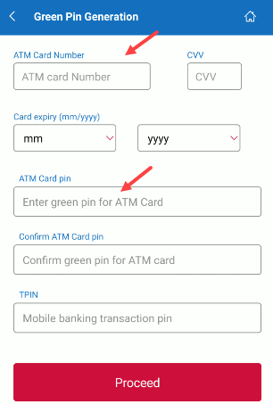 Activate Central Bank of India Debit Card And Generate ATM PIN Online
