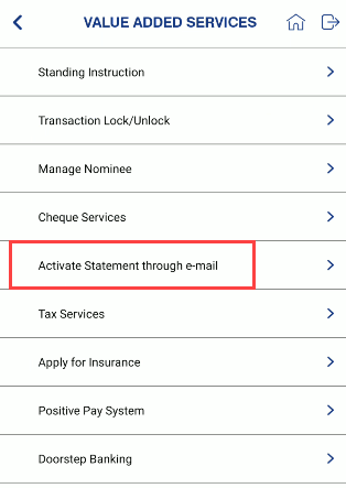 Register for Indian Bank Email Statement Online