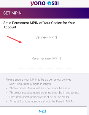  Reset & Change SBI YONO MPIN 