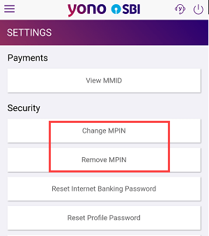  Reset & Change SBI YONO MPIN 