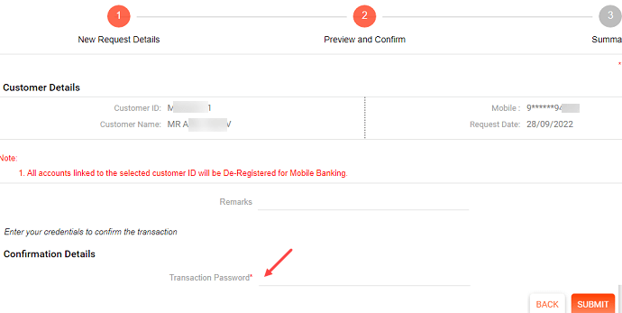 De-Register Bank of Baroda Mobile Banking (bob  world)