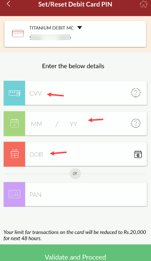 Generate IndusInd Bank ATM PIN Online