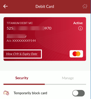 IndusInd Bank Debit Card Details Online
