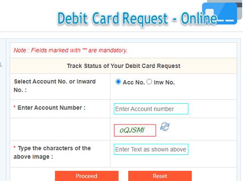 Track Canara Bank Debit Card Delivery Status Online