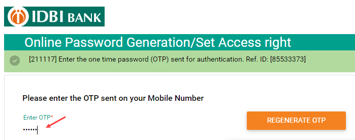 Unblock/Unlock IDBI Internet Banking Online