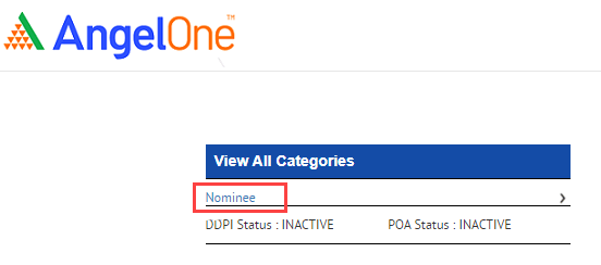 Add Nominee in Angel One Online
