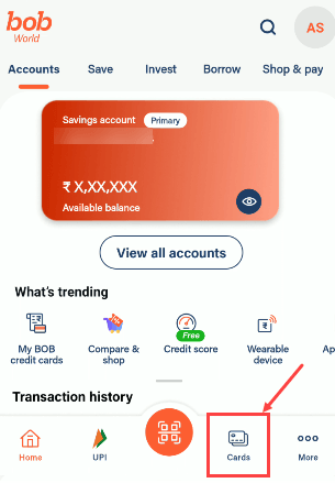 Bank of Baroda Cards