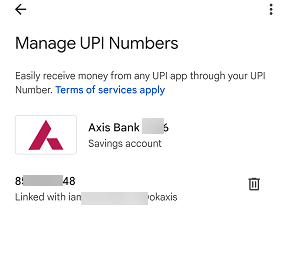 Create UPI Number Google Pay