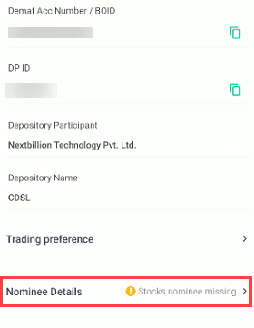 Add Nominee Online for Groww Demat Account