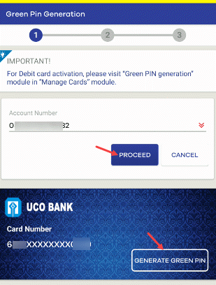 UCO Generate Green PIN