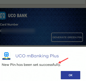 UCO Generate Green PIN