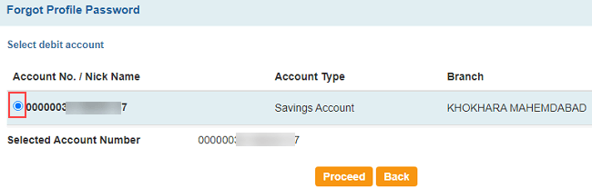 Reset SBI Profile Password Without Hint Question Answer