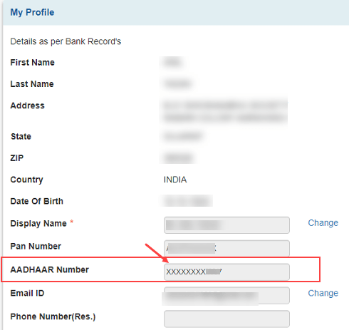 Check Aadhaar Card linked To SBI Account