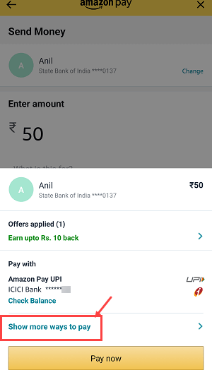 Transfer Amazon Pay Balance Money to Any Bank Account Number