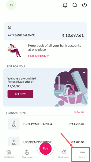 Axis Bank New Mobile Number Registration