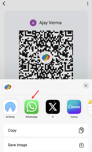 Create Custom Amount QR Code on Gpay